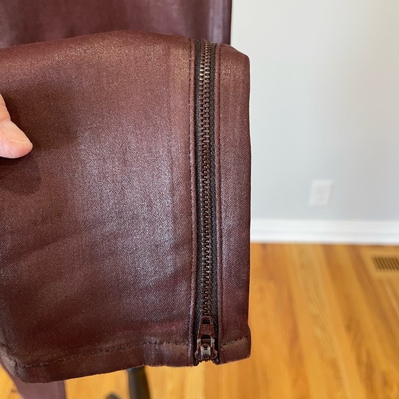 Habitual Coated Denim size 31 New Amalia Hi Rise Zippered skinny jeans concert - Picture 4 of 15